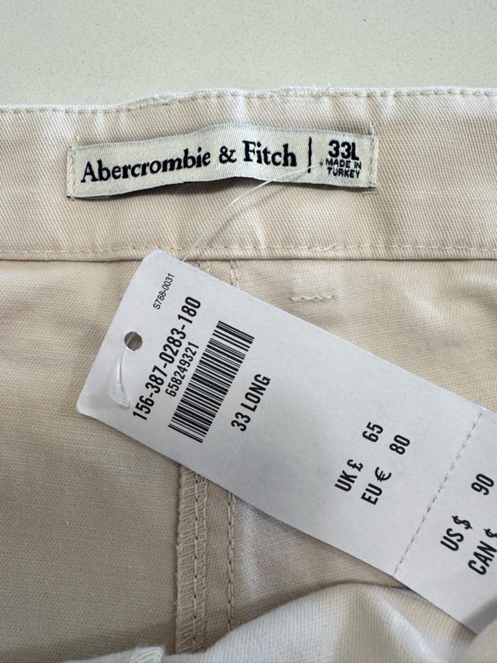 Abercrombie And Fitch A&F Sloane Tailored Hardware Wide Leg Pant Women’s 33 Long - Picture 6 of 11